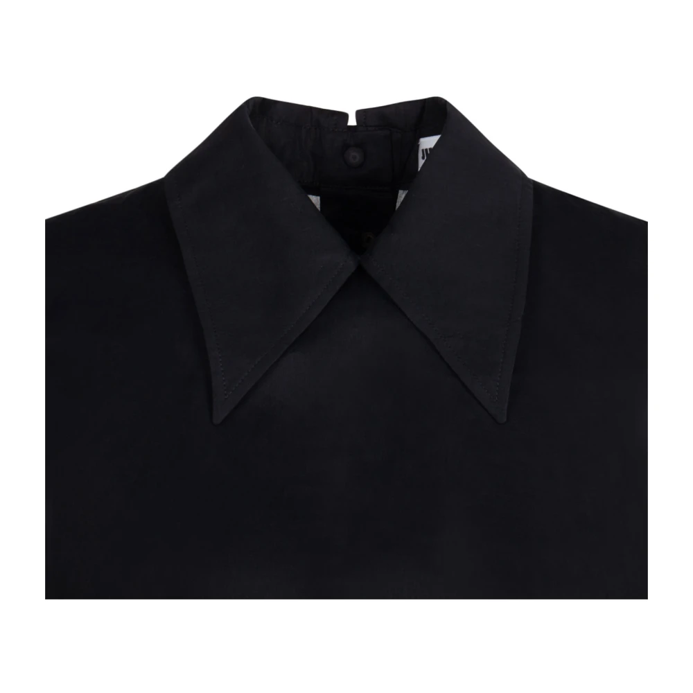 Jil Sander Zwarte mouwloze top Black Dames