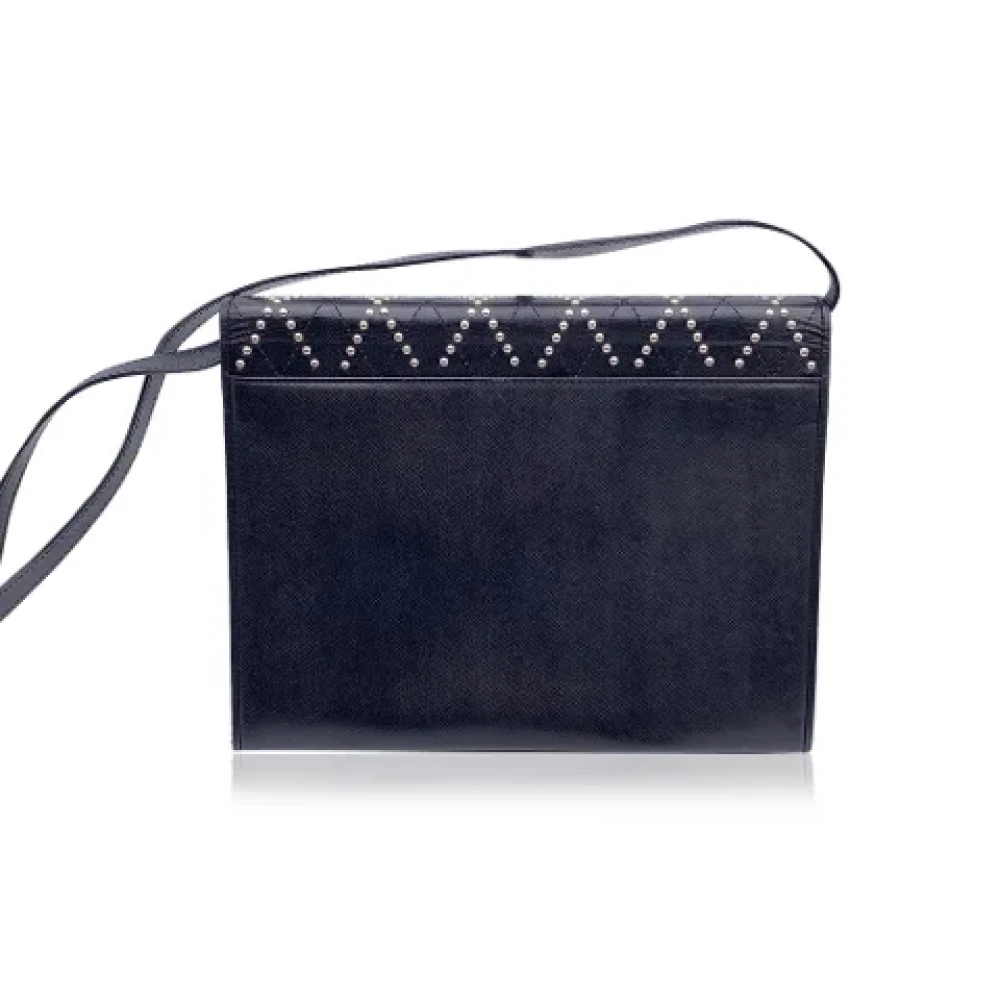 Yves Saint Laurent Vintage Pre-owned Leather shoulder-bags Black Dames