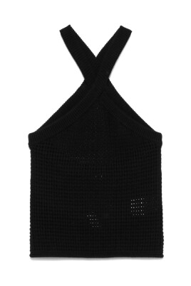 black-criss-cross-straps-ribbed-trim