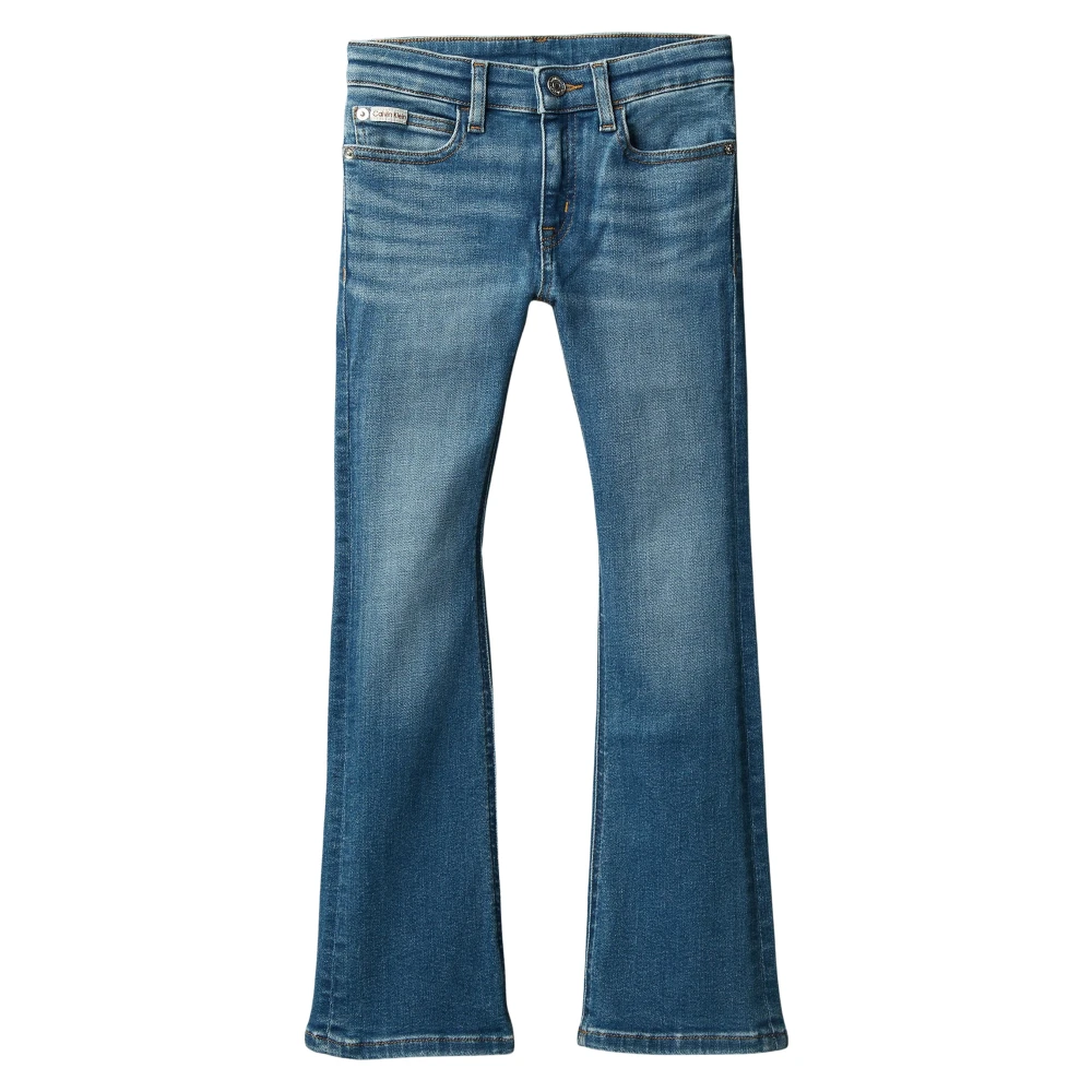 Calvin Klein Women's Blue Mr Flare Essential Jeans