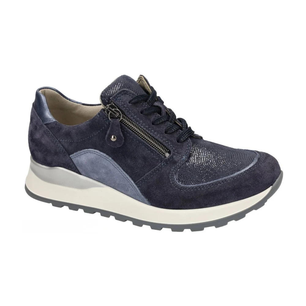 Waldläufer Hiroko Orthotritt Dames Schoenen Blauw