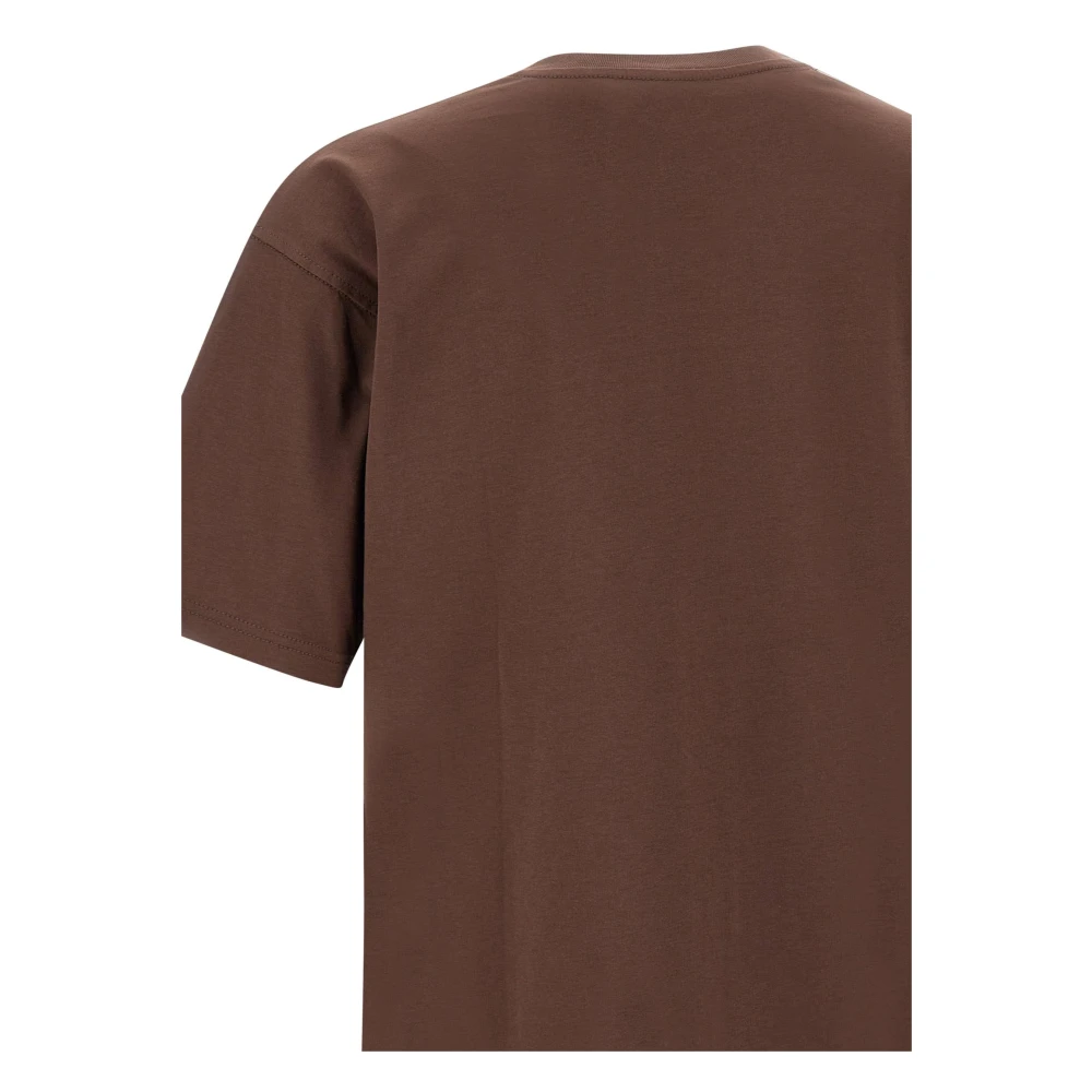 Diesel Bruine T-shirts en Polos Brown Heren