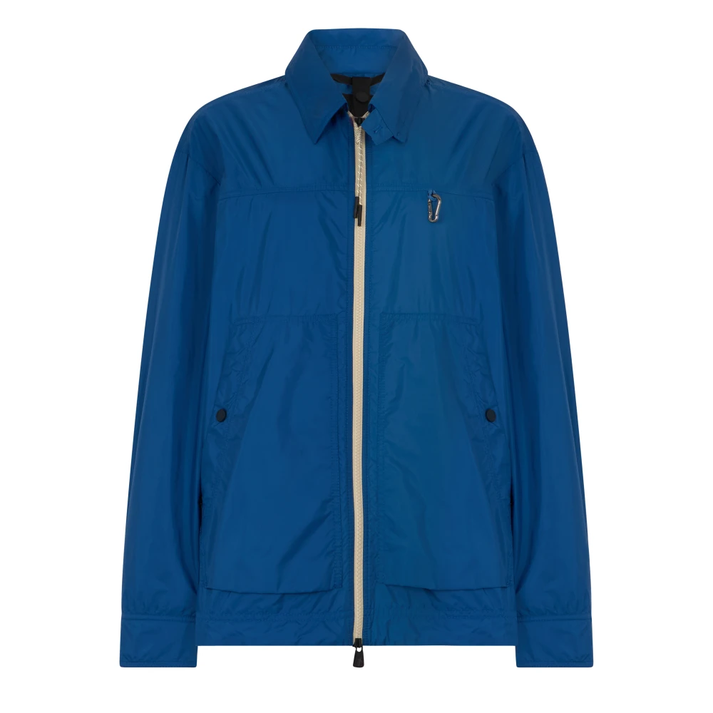 Moncler Men's Blue Brive Packable Shirt Jacket - Light Jackets - Xl - Jackets