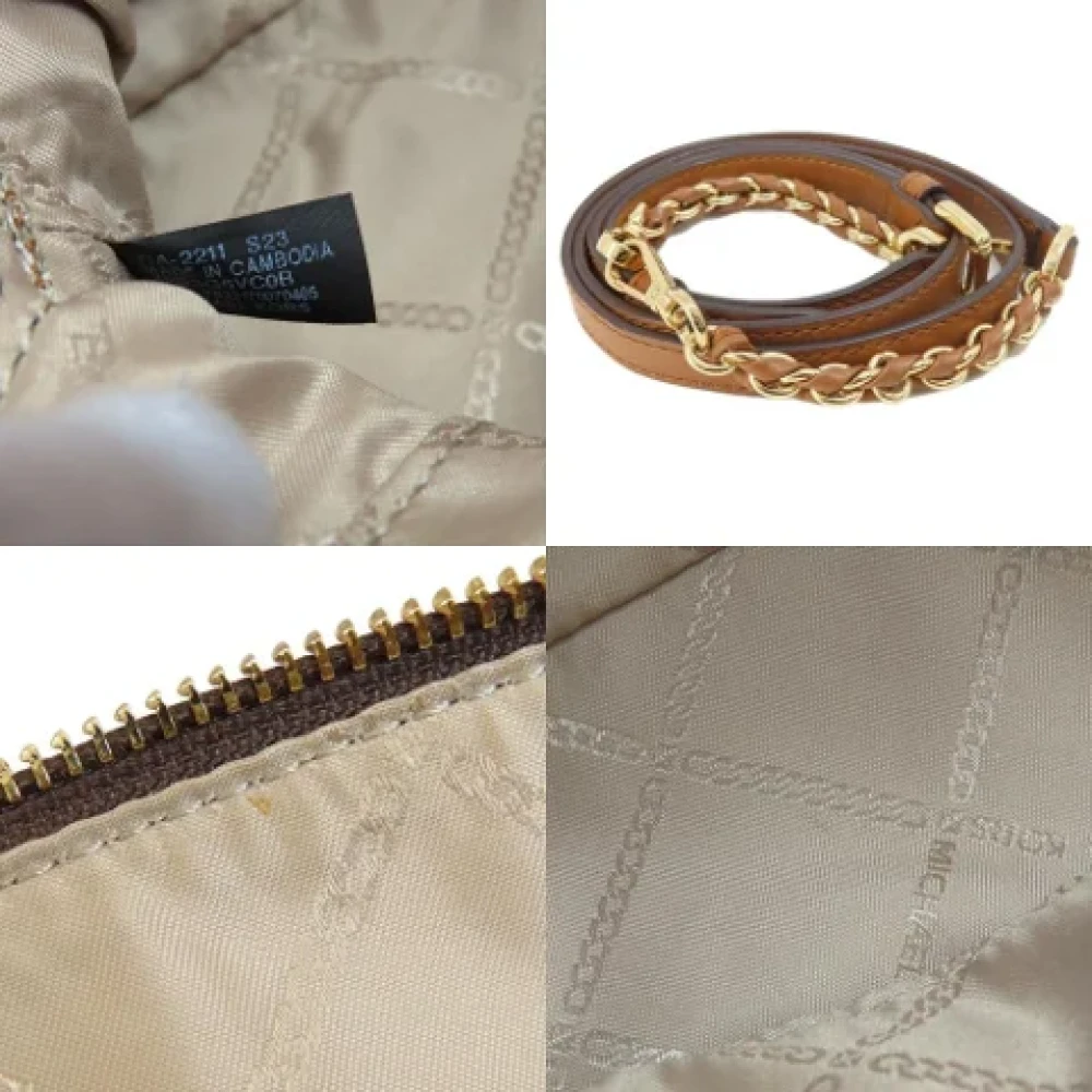 Michael Kors Pre-owned Plastic handbags Brown Dames