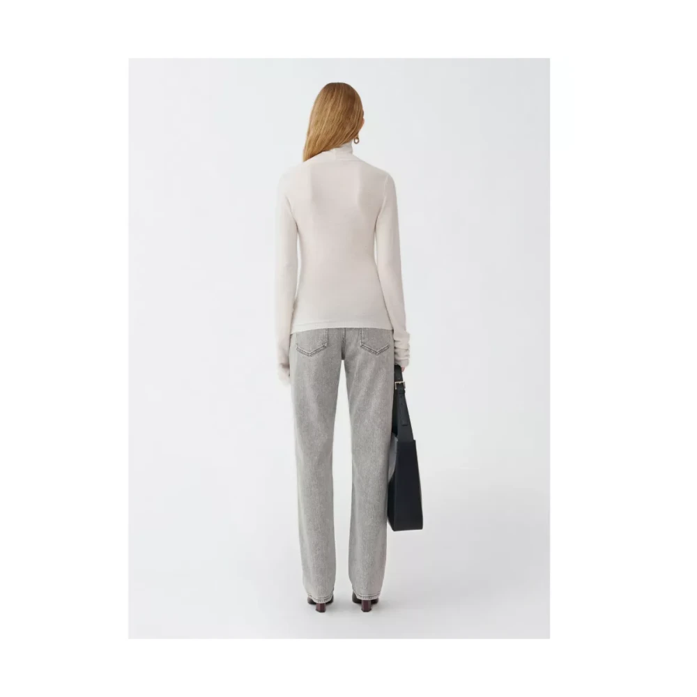 Fabiana Filippi Crème Wollen Trui Beige Dames