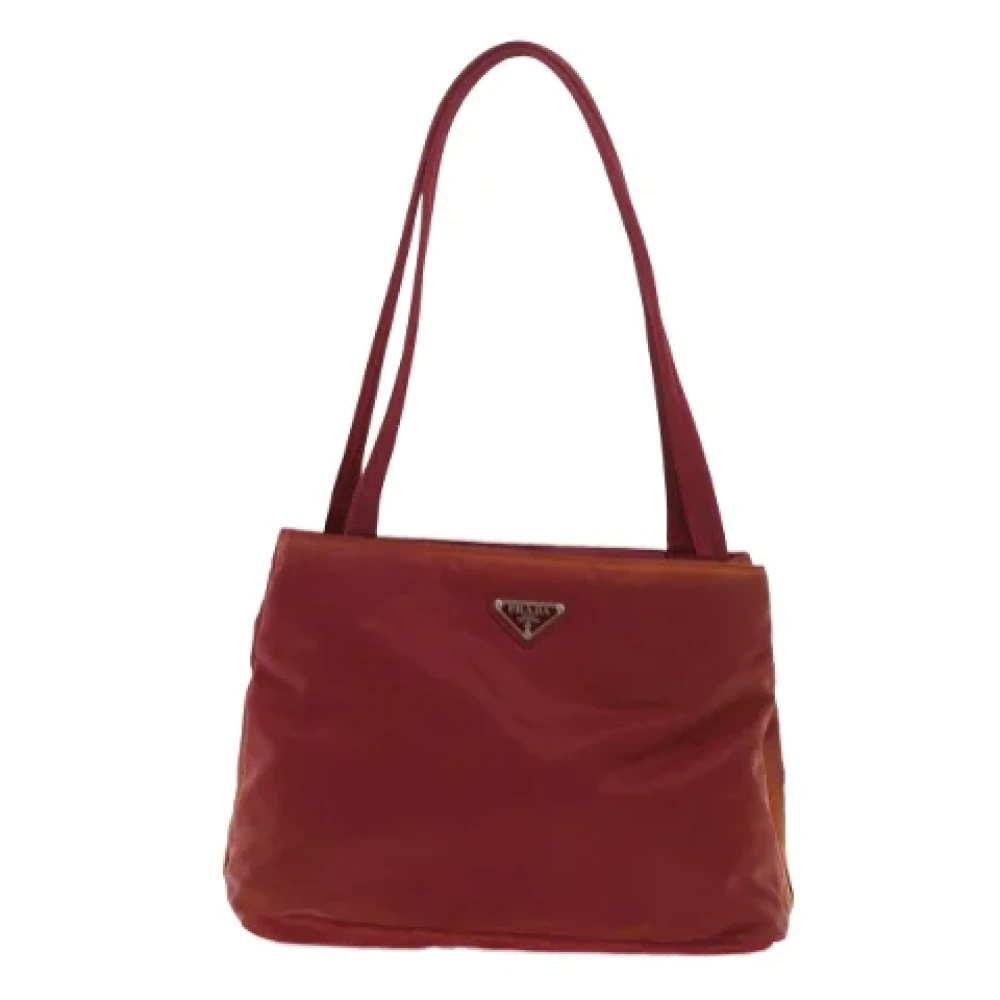 Prada Vintage Pre-owned Fabric prada-bags Red Dames