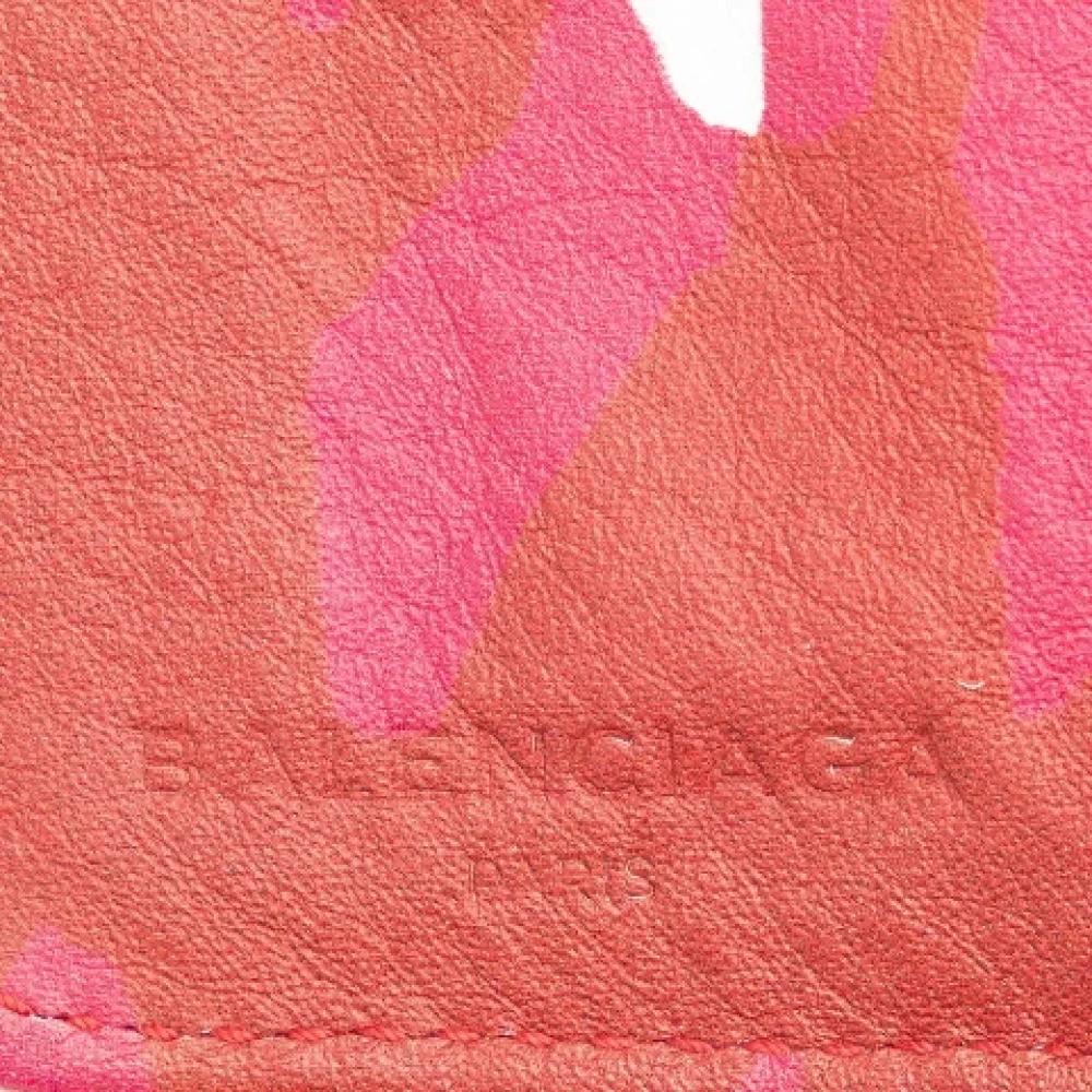 Balenciaga Vintage Pre-owned Leather wallets Red Dames