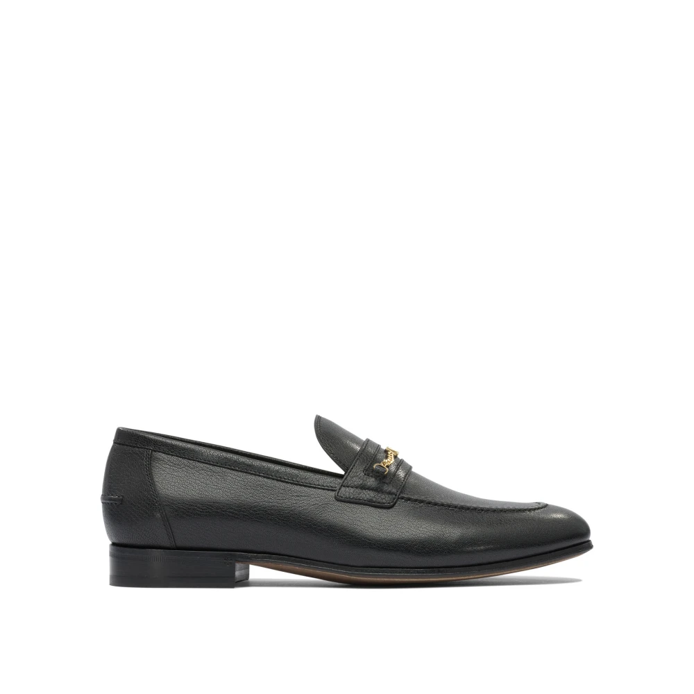 Valentino Garavani Men's Black Loafer Shoes Vlogo Signature