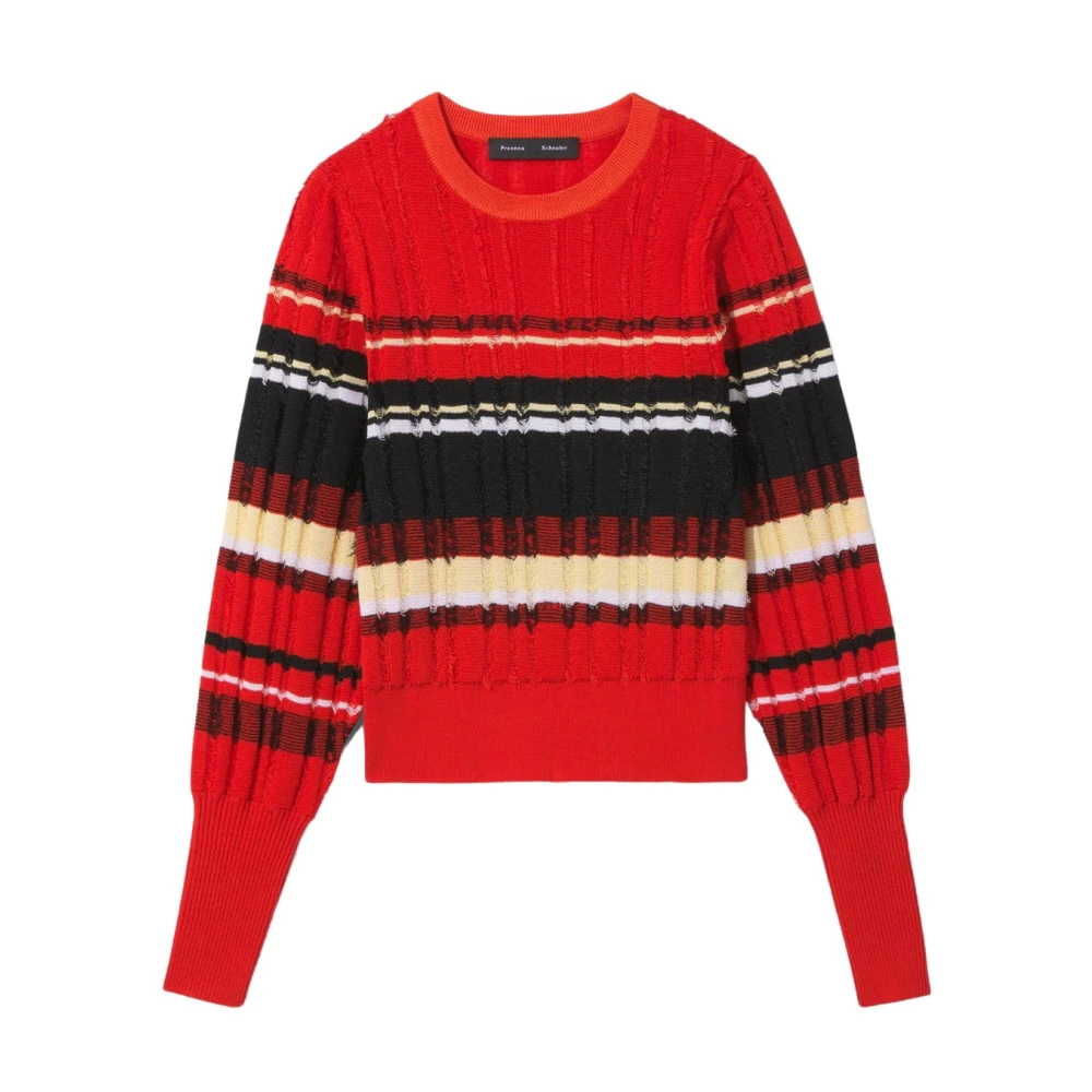 Striped Fil Coupe Sweater