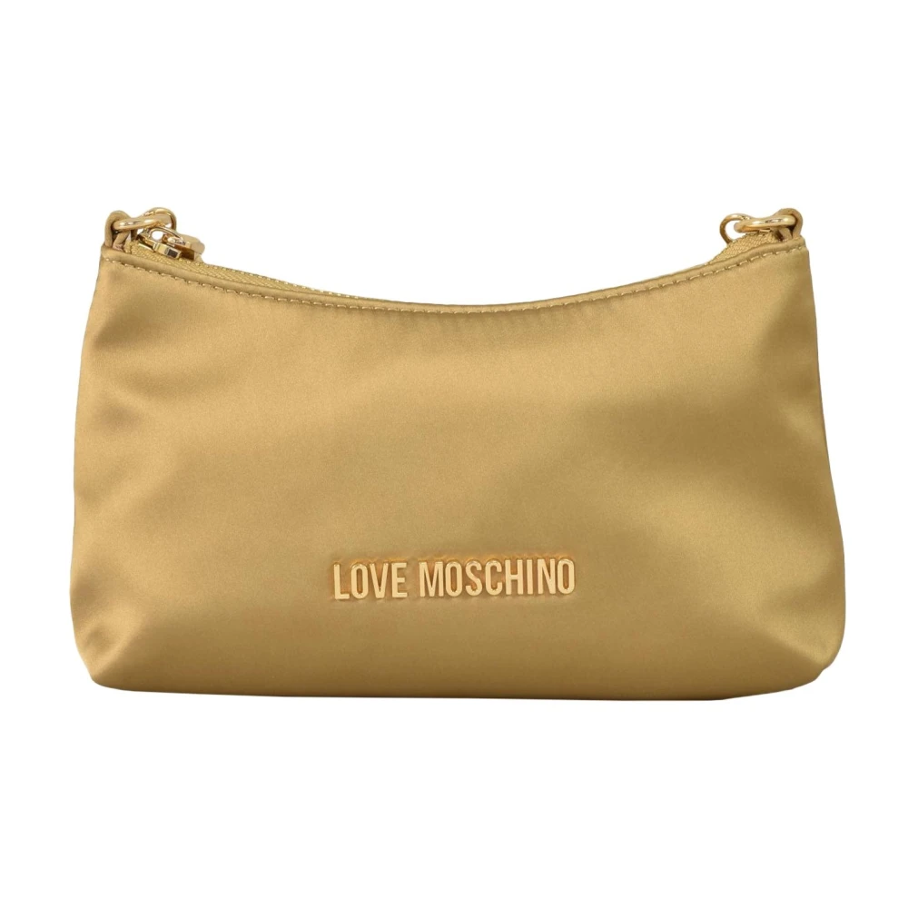 Love Moschino Stijlvolle Polyester Tas Beige Dames
