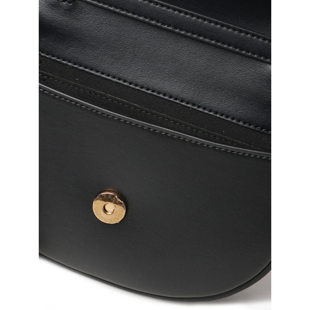 Stella Mccartney Vegan Zwarte Tassen met Appelbedel Black Dames