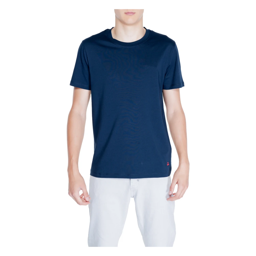 Peuterey Heren T-shirt Lente Zomer Collectie Blue Heren