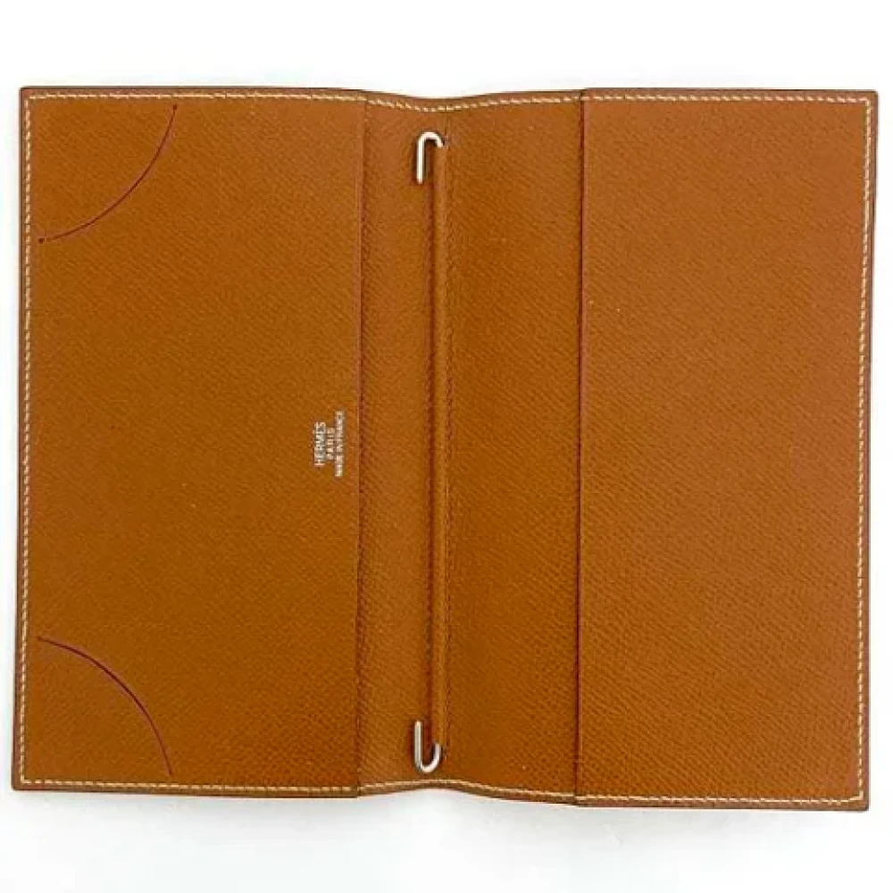 Hermès Vintage Pre-owned Leather home-office Brown Dames