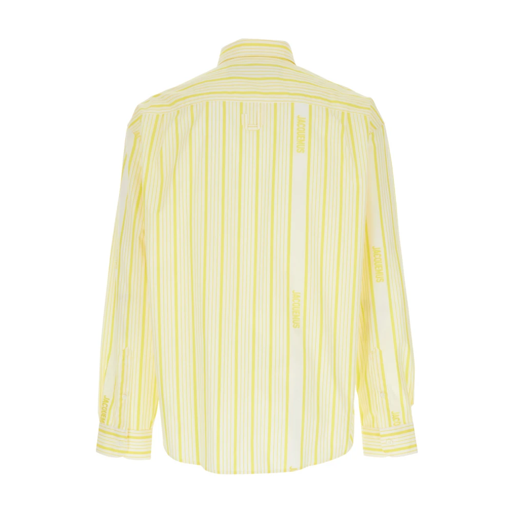 Jacquemus Gestreept Beige Overhemd met Klassieke Kraag Multicolor Heren