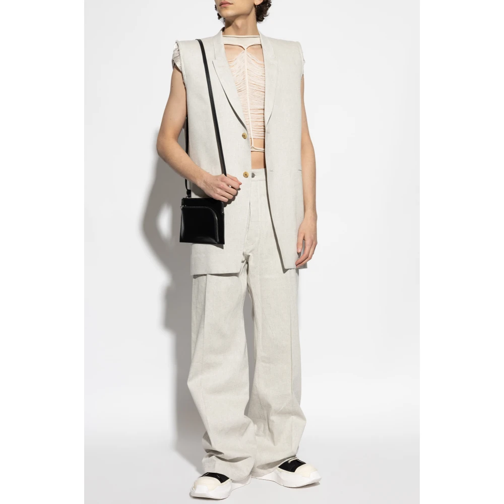 Rick Owens Wollen Top Beige Heren