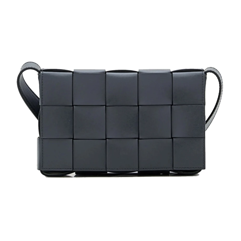 Bottega Veneta Klassieke Crossbodytas van Kalfsleer Gray Heren