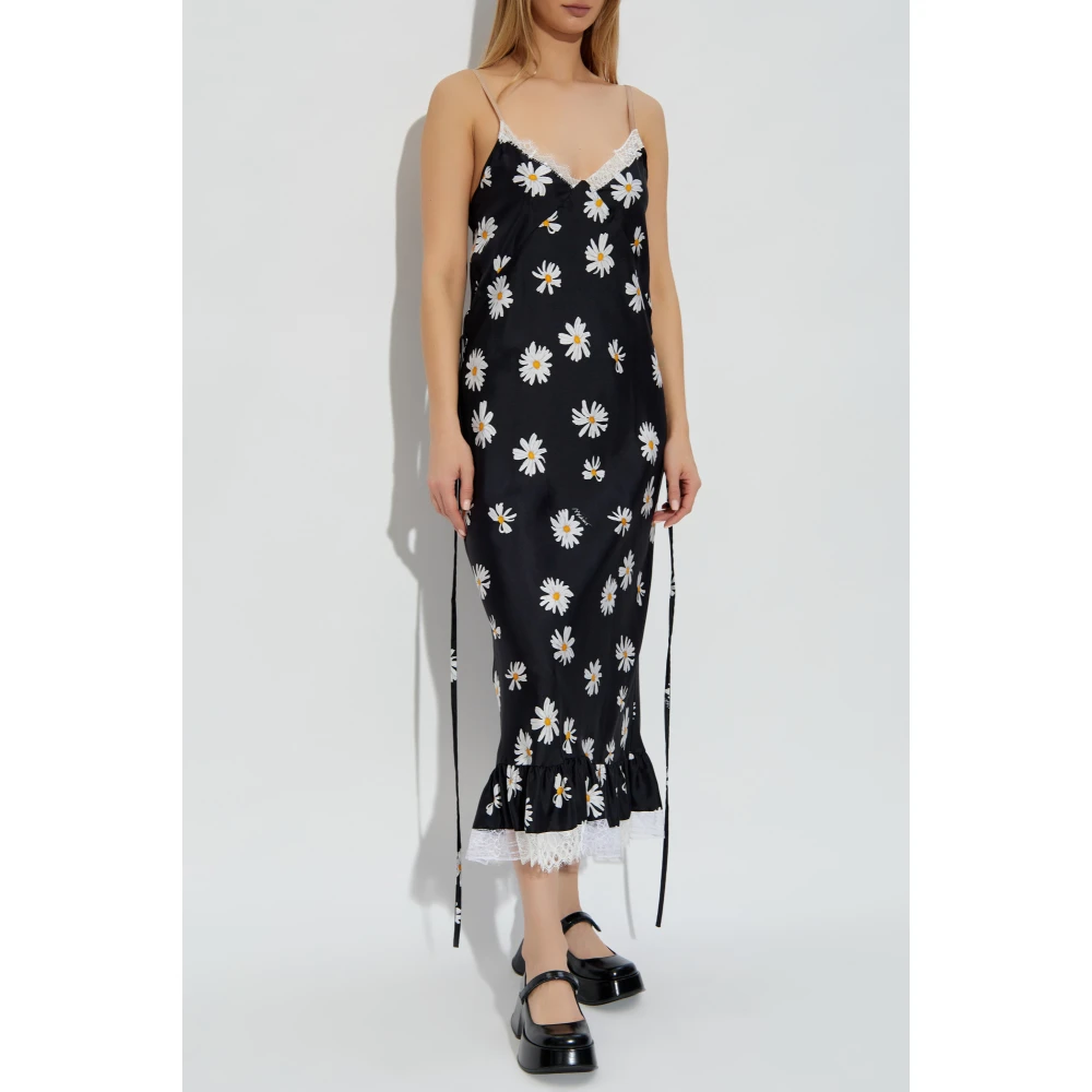 Moschino Zijden jurk Black Dames