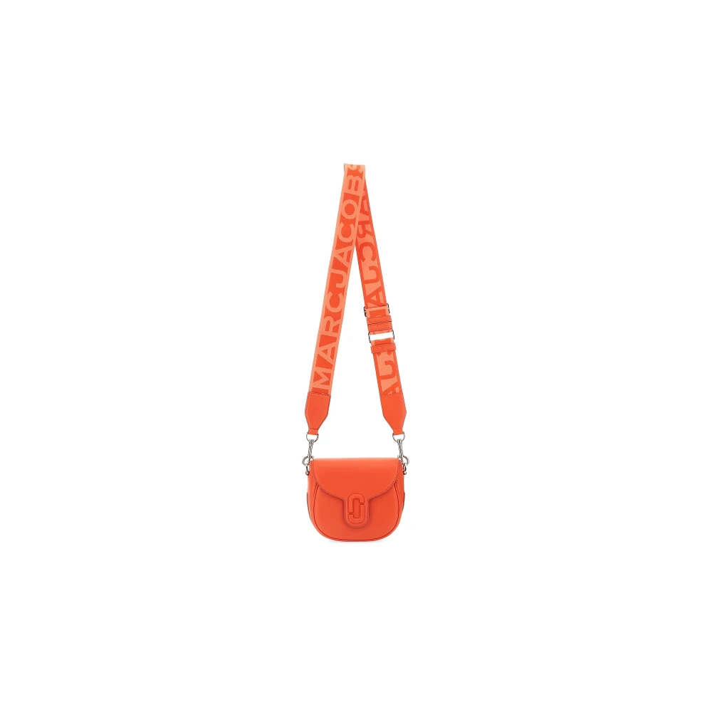 Marc Jacobs Kleine Saddle Bag met Afneembare Schouderband Orange Dames