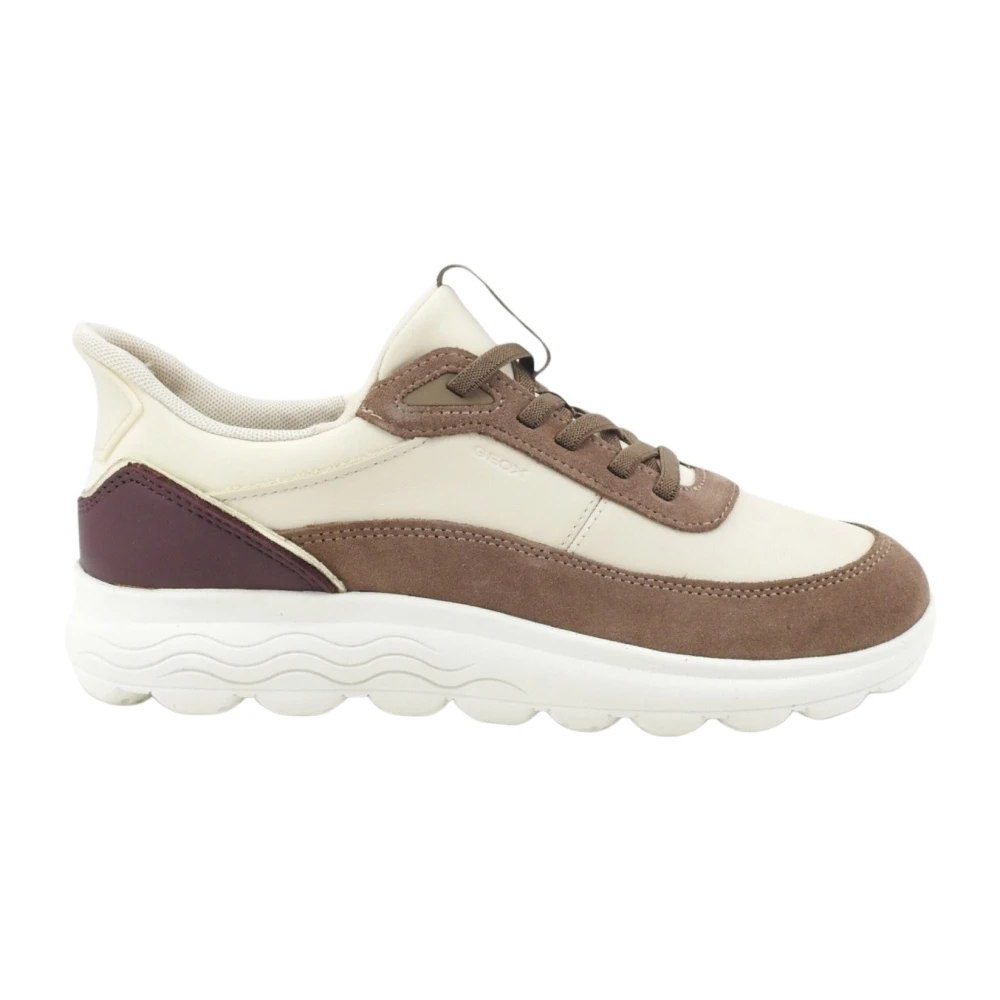 Geox Damen Beige Sneakers Spherica Plus - Bild 2