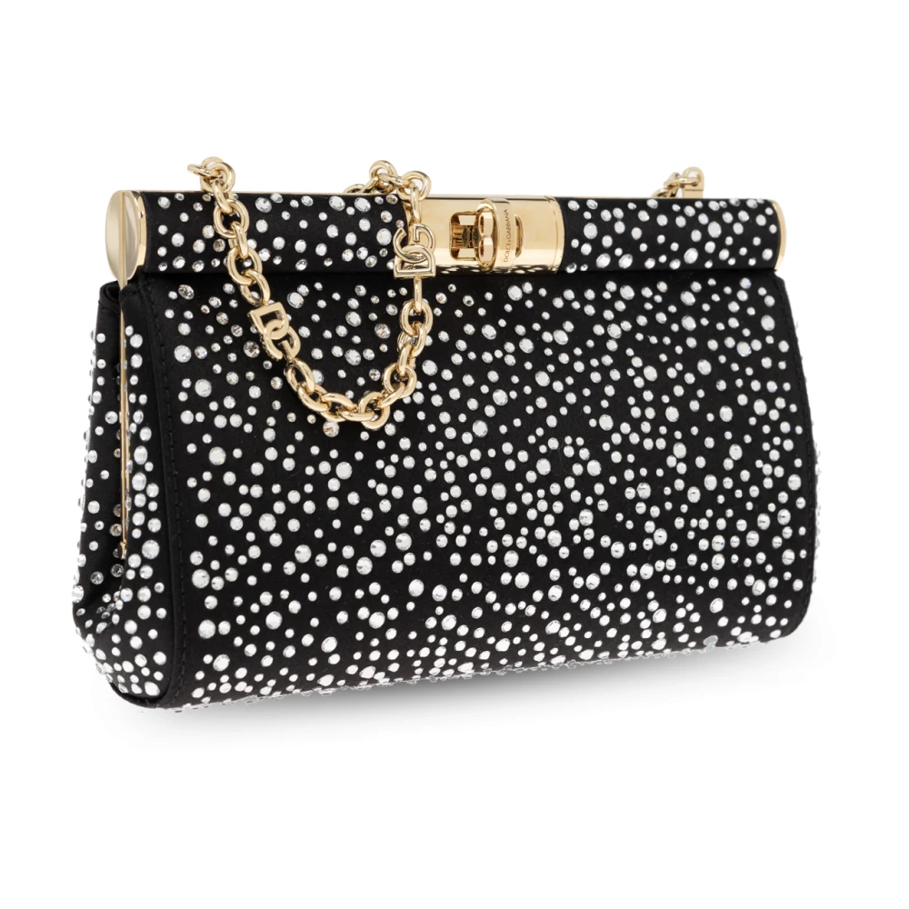 Dolce & Gabbana Schoudertas Marlene Medium Black Dames