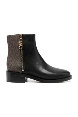 Svarta platta bootie