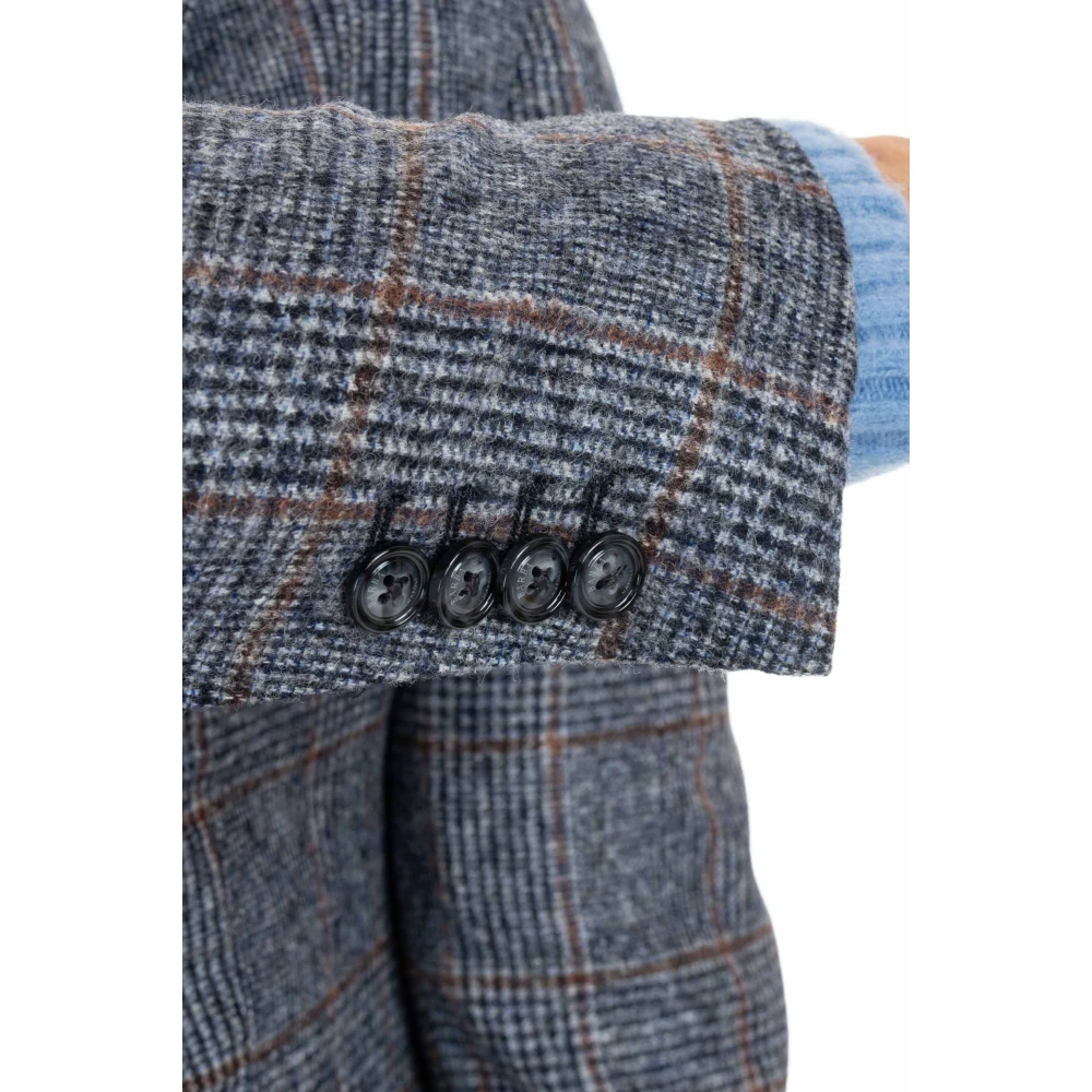 Barba MultiColour Jas Drie Knoop Stijl Multicolor Heren