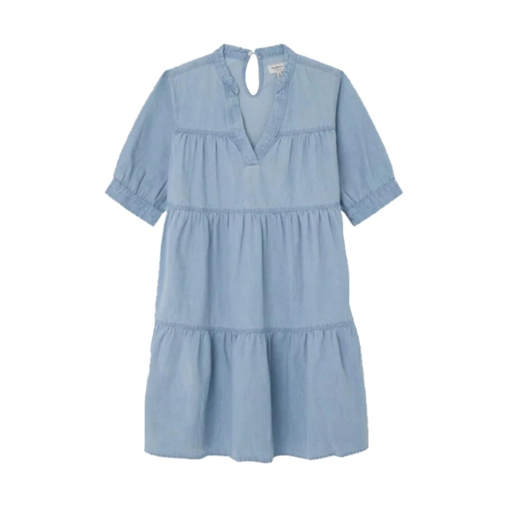 Pepe Jeans Girls Blue Lush Jr Summer Dress - Dresses - 8 Y - Kids