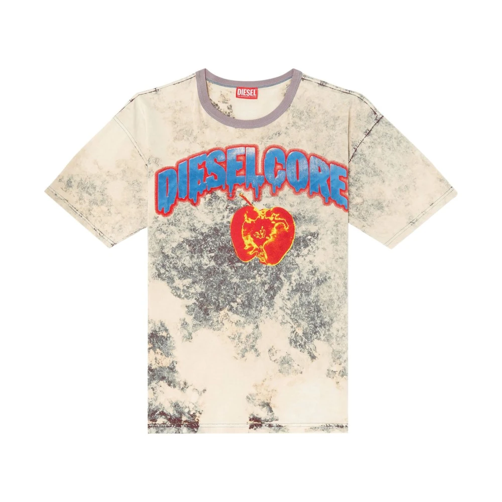 Diesel - Tops > T-Shirts - Beige - Diesel - Modalova