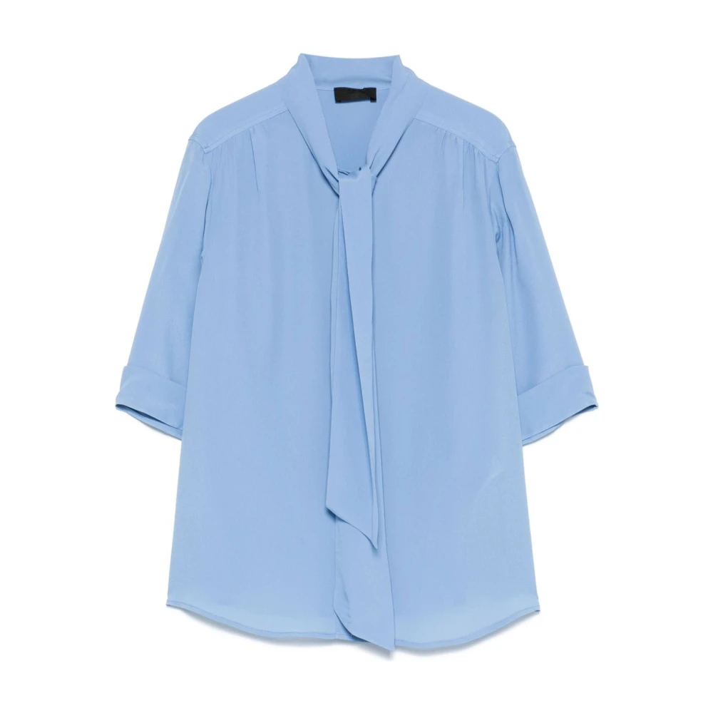 Liu Jo Himmelblå Oversized Blus Blue, Dam