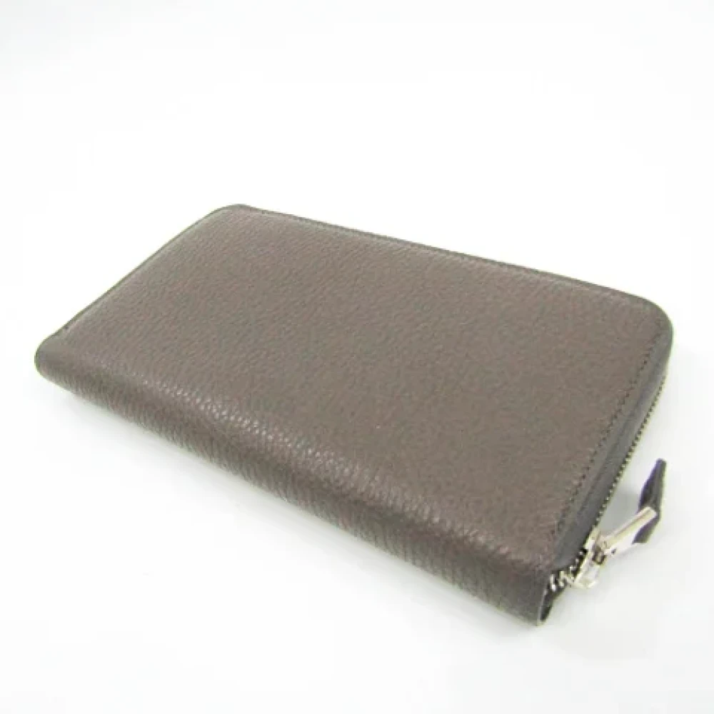 Tom Ford Pre-owned Leather wallets Gray Dames