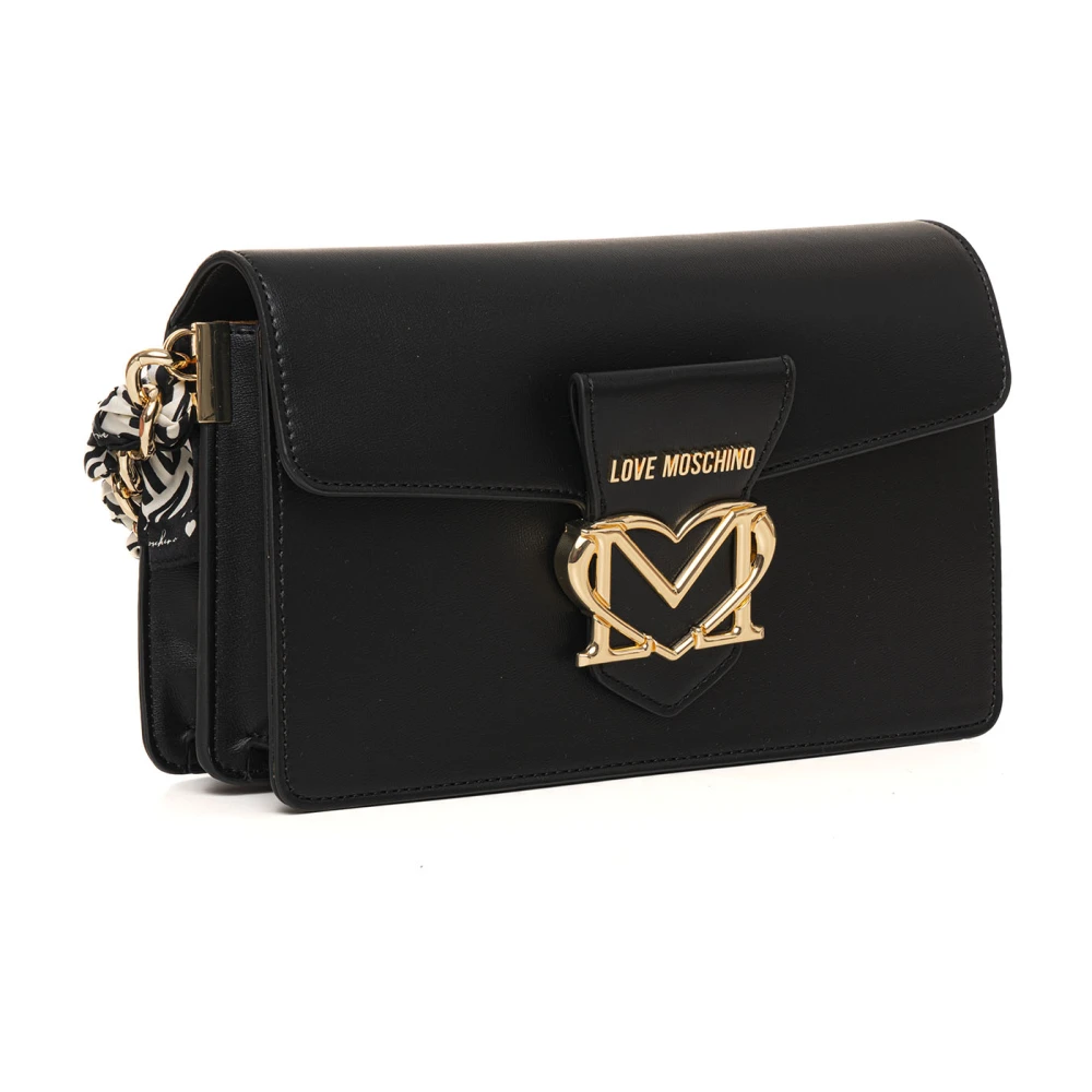 Love Moschino Stijlvolle Kleine Tas met Bovenhandvat Black Dames