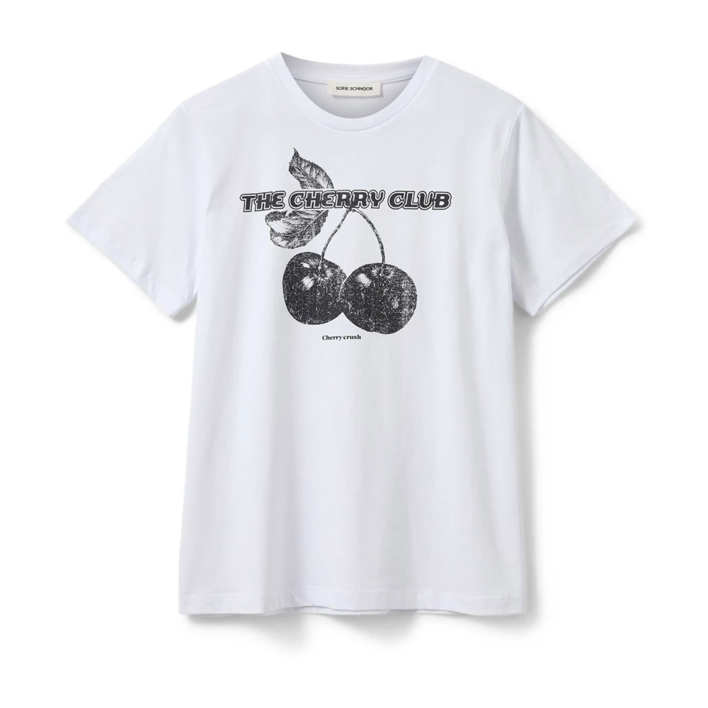 Sofie Schnoor Grafisch T-shirt Snow White Ebony White Dames