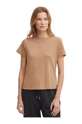 t-shirt-en-coton-avec-logo-marron