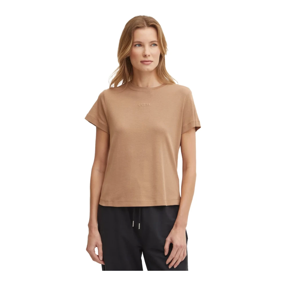 Guess - Tops > T-Shirts - Brown - Guess - Modalova