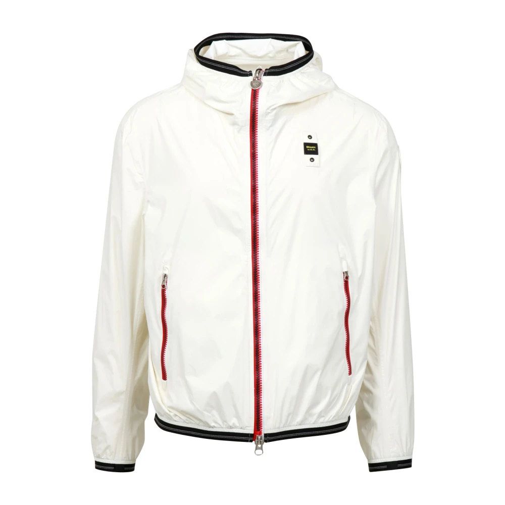 Blauer Herr Vit Jackor Xl, Teknisk Tyg Huva Jacka