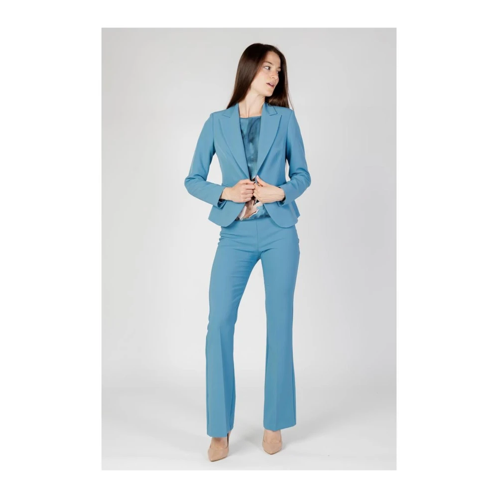 RINASCIMENTO Turquoise Polyester Blazer Blue Dames