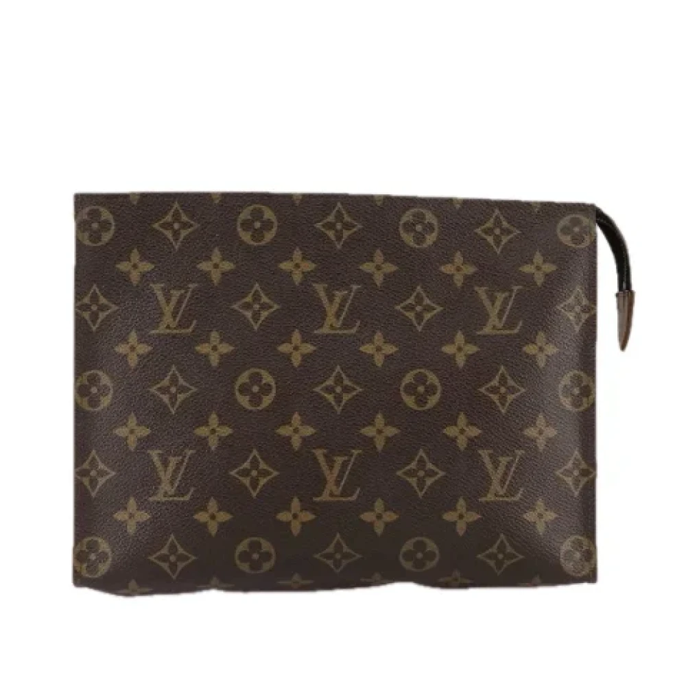 Louis Vuitton Vintage Pre-owned Canvas clutches Brown Dames