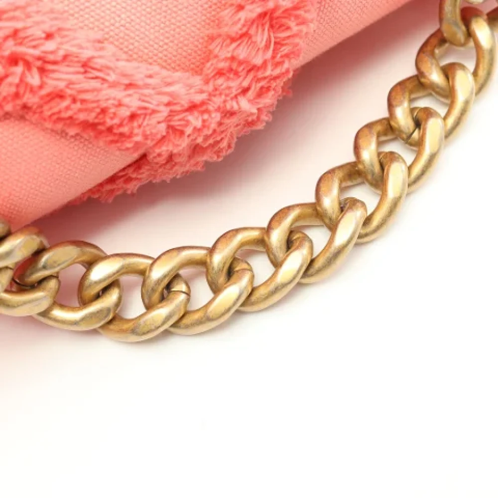 Chanel Vintage Pre-owned Canvas chanel-bags Pink Dames
