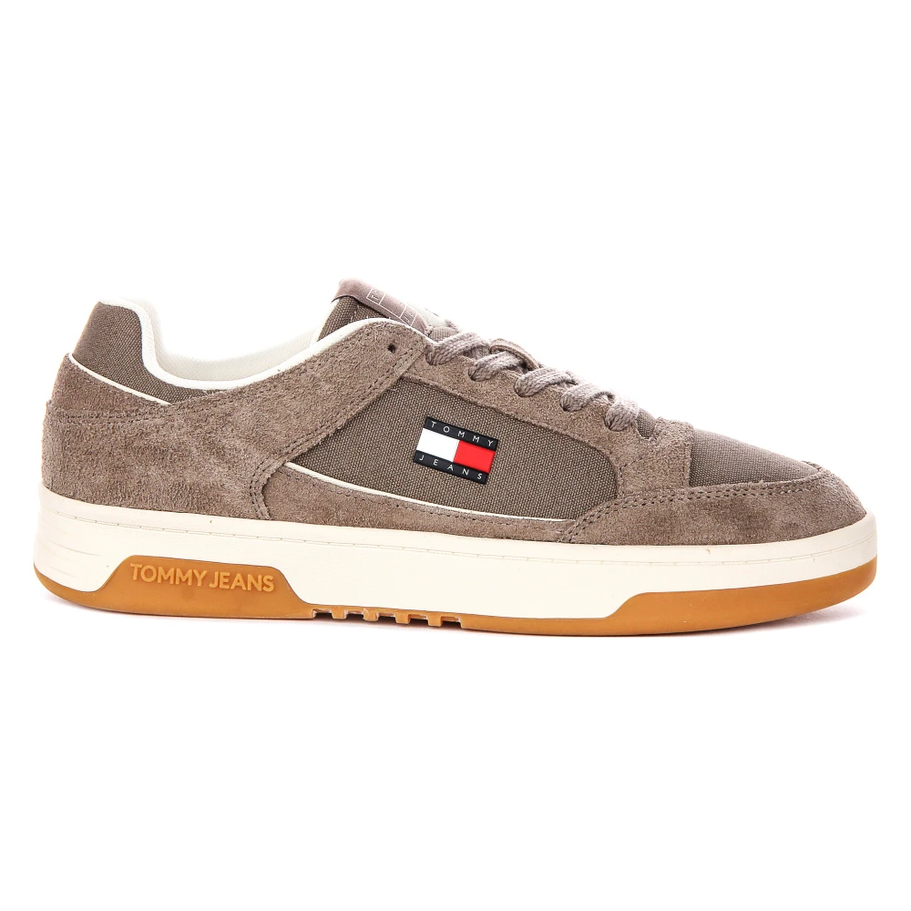 Tommy Jeans Men's Brown Tjm Cupsole Lea - Sneakers - 9 Uk - Shoes
