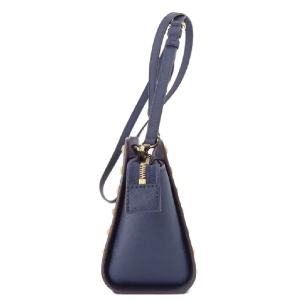 Michael Kors Pre-owned Leather totes Blue Dames