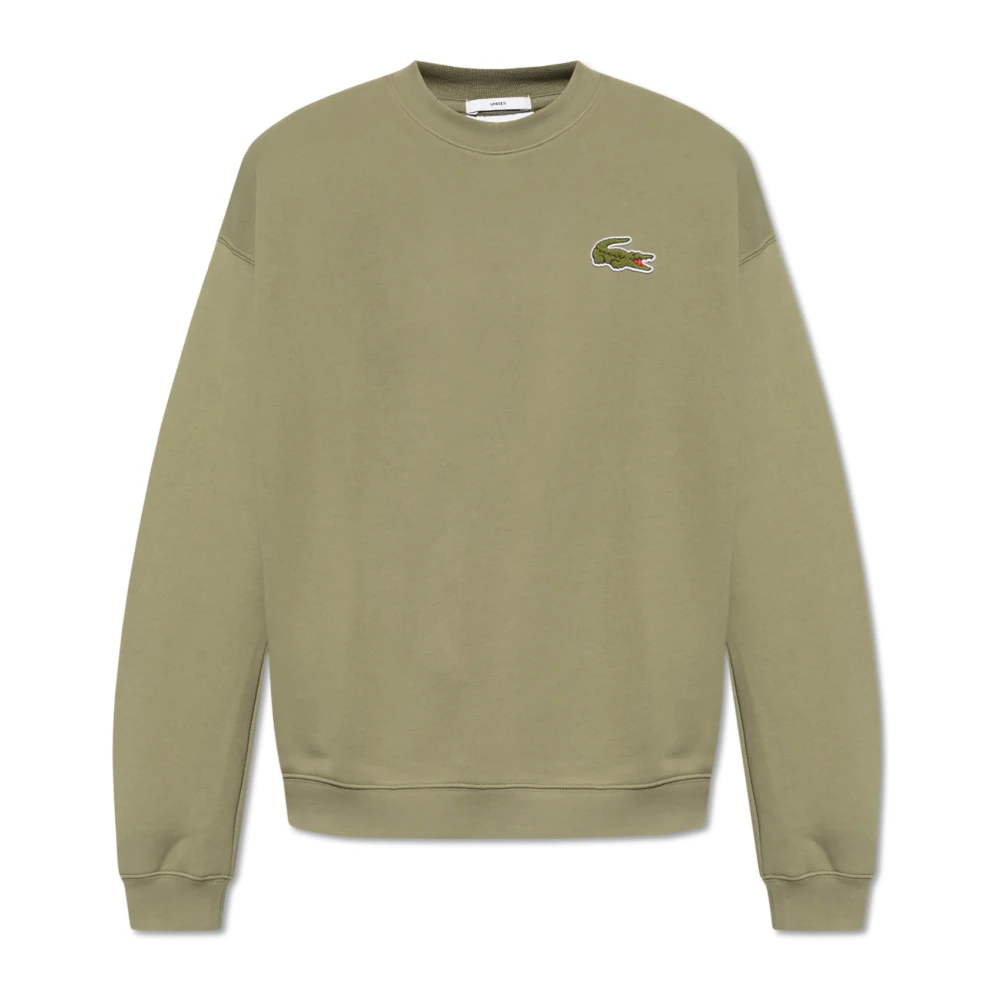 Lacoste Sweatshirt med logotyp Green, Unisex