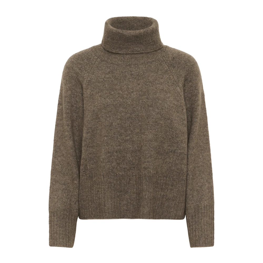 Kaffe Donna Beige Dolcevita Da Erin - Immagine 2