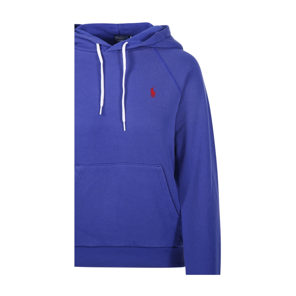 Ralph Lauren Graphic Royal Hoodie Blue Dames