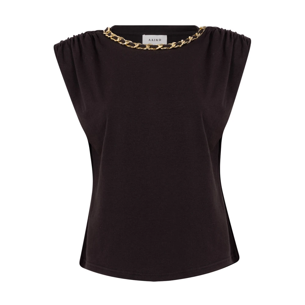 Aaiko Lange Mouw Top Amara CO 540 Black Dames