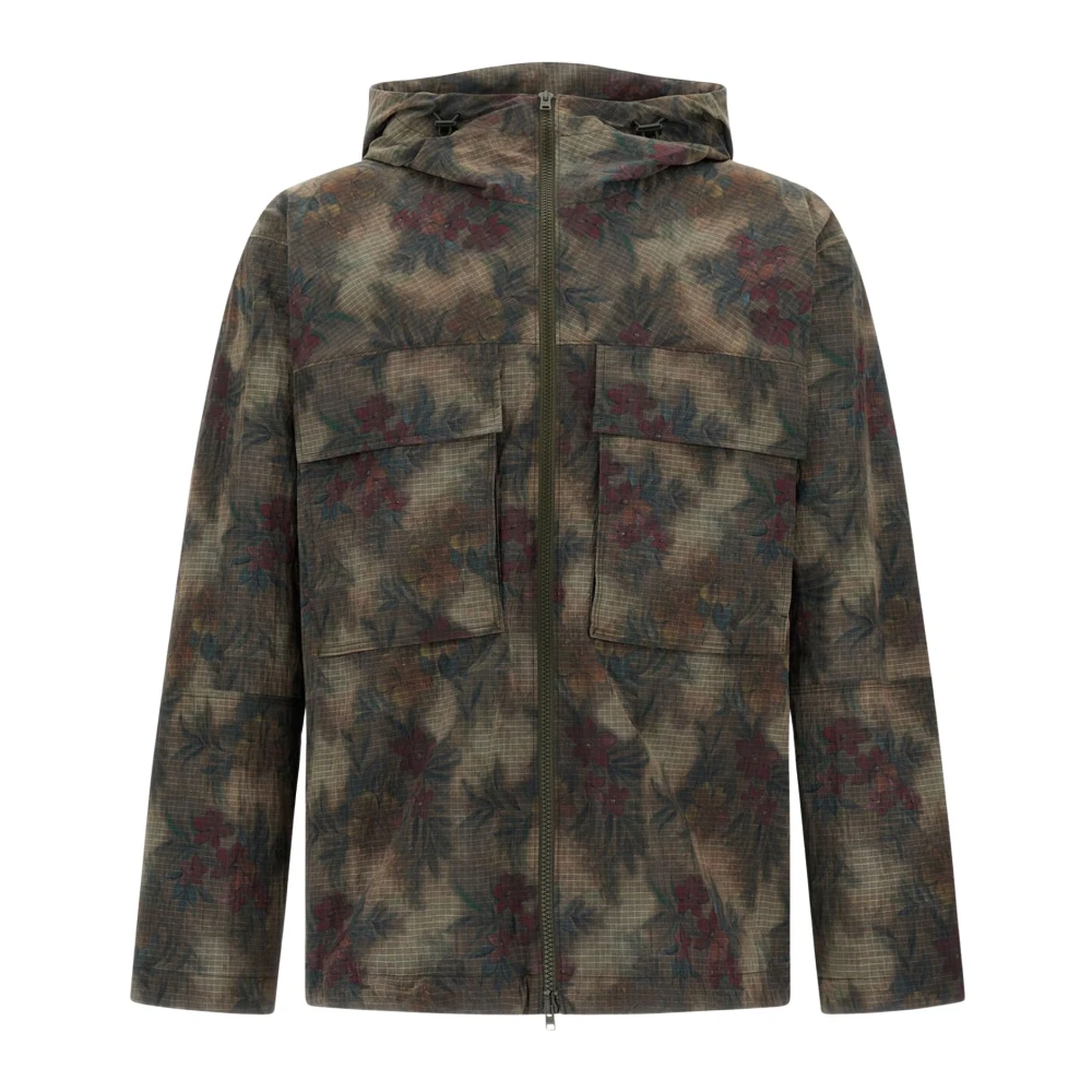 Herno Men's Tropical Pattern Ripstop Parka