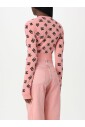 pull-en-maille-rose-a-motif-logo