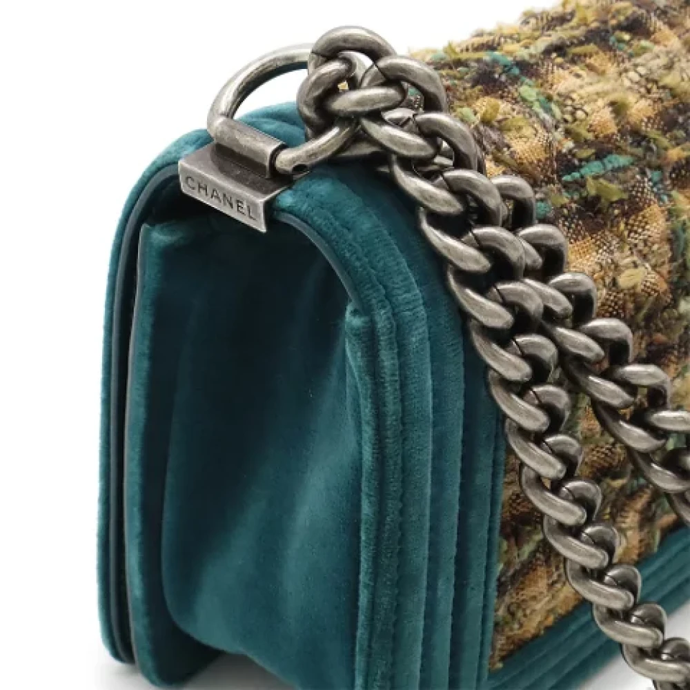 Chanel Vintage Pre-owned Leather chanel-bags Green Dames