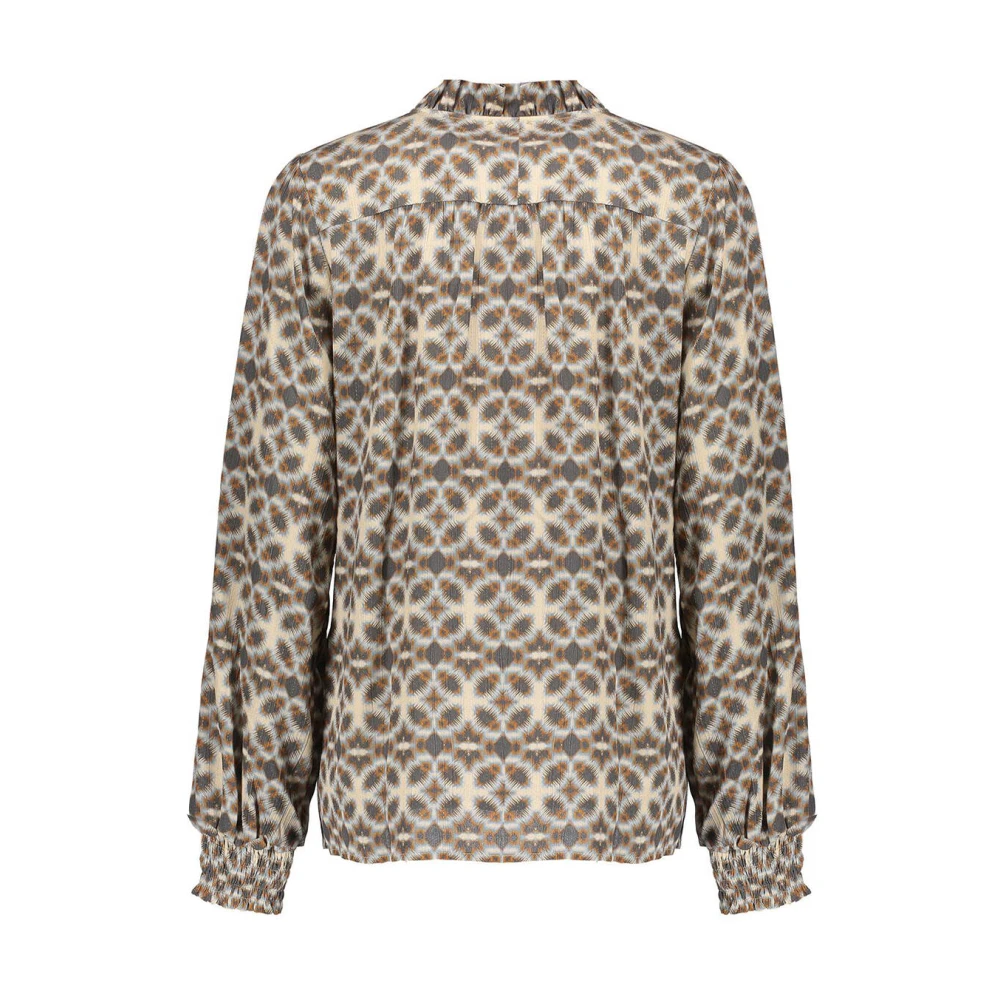 Geisha Elegante Blouse met Lange Mouwen Multicolor Dames