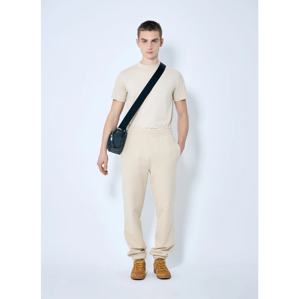 Burberry Logo Patch Track Pants Beige Heren