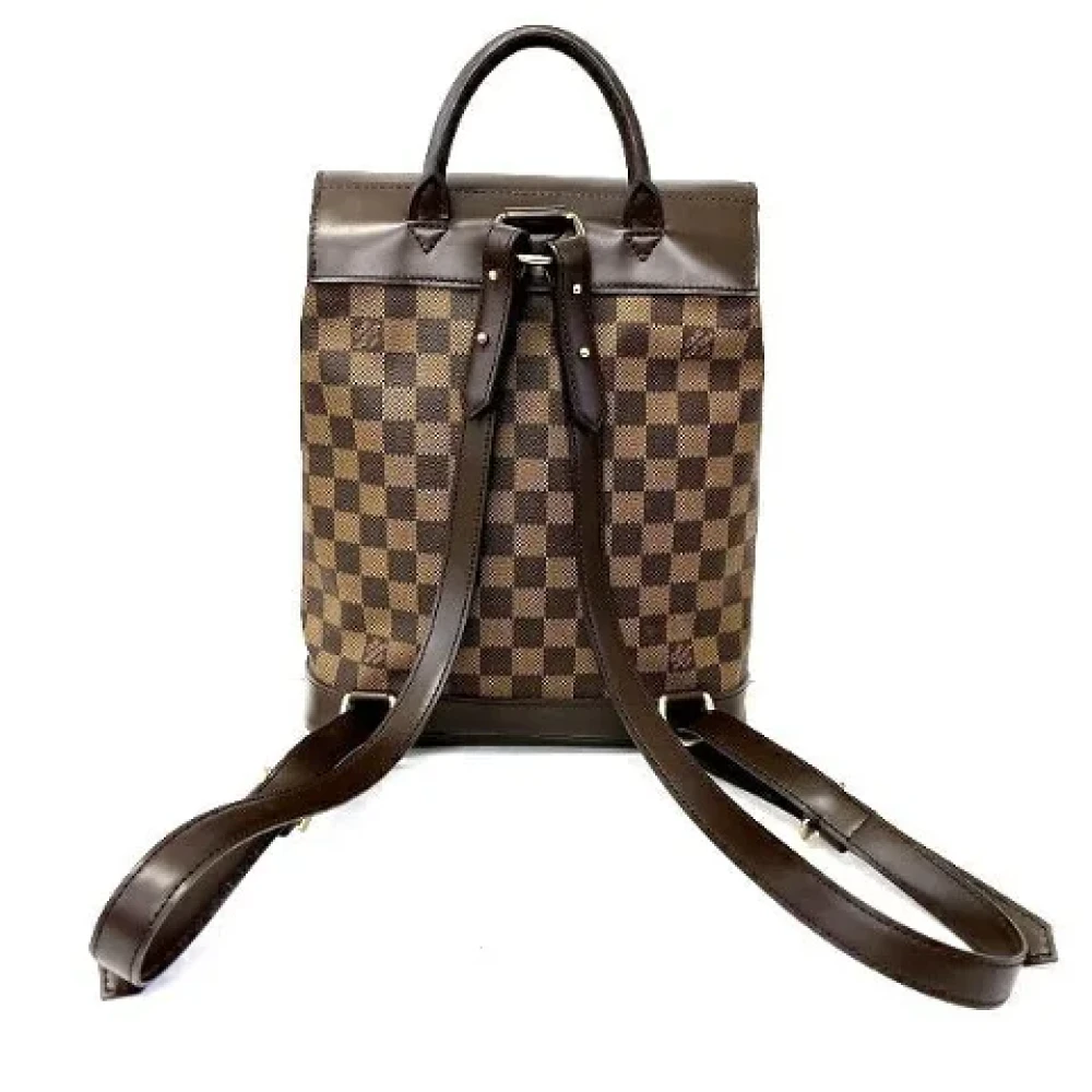 Louis Vuitton Vintage Pre-owned Canvas backpacks Brown Dames